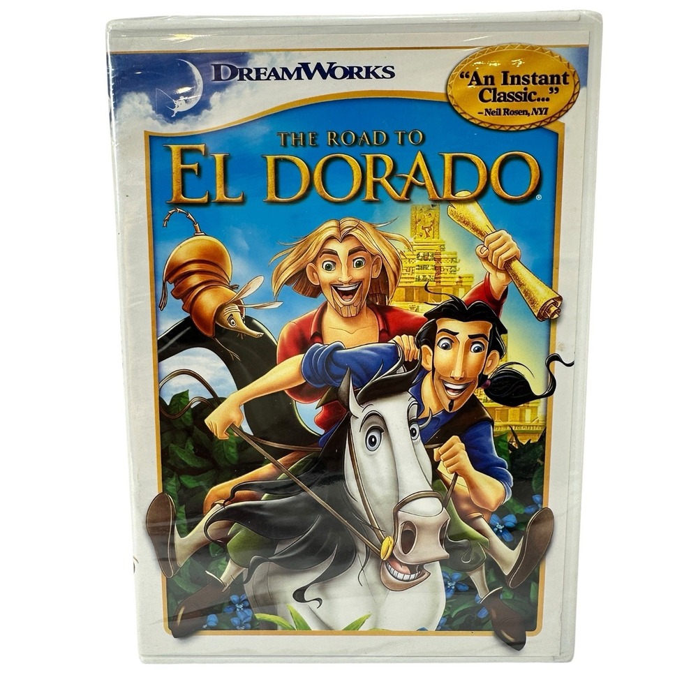 The Road to El Dorado DVD 2000 DreamWorks Animated NEW SEALED Original Release